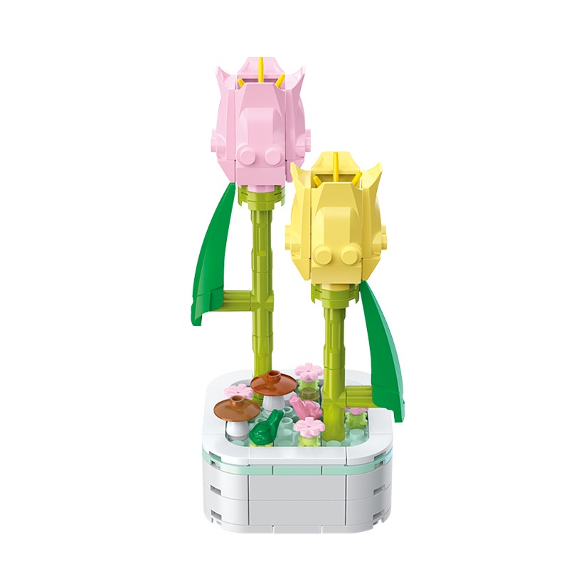 Bộ Đồ Chơi Lắp Ráp DIY Hình Bông Hoa Nhỏ Nhắn Xinh Xắn