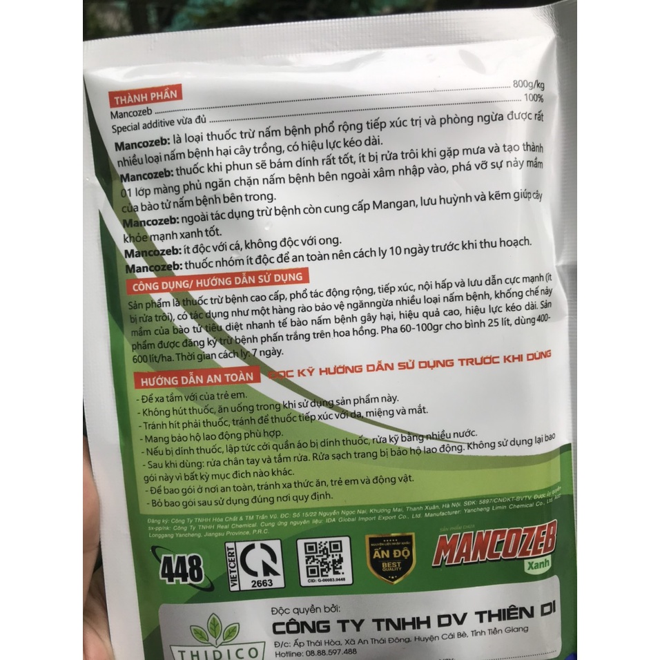Mancozeb  gói 100g