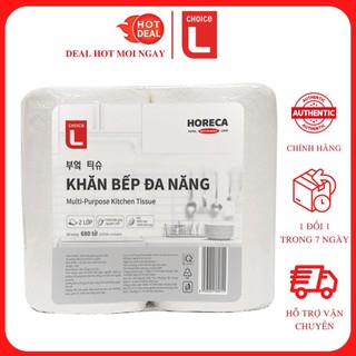 Khăn Giấy Bếp Đa Năng Choice L 2 Lớp Lốc 4 Cuộn
