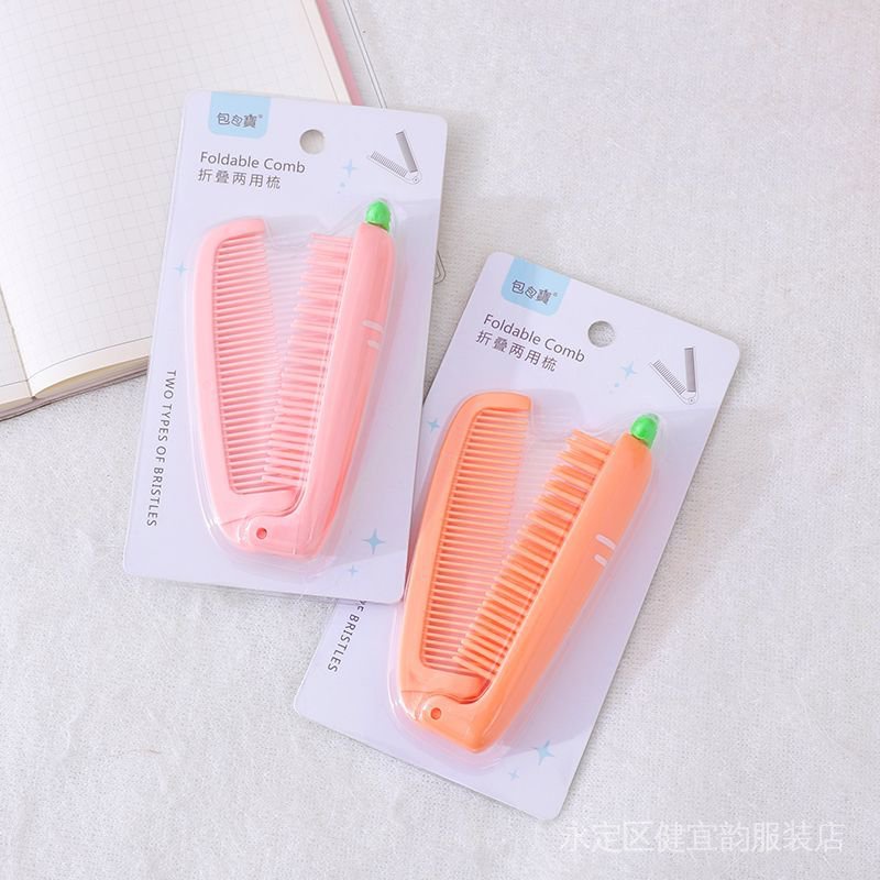 Hàng Mới Về Lược Gấp Gọn Chải Tóc Tiện Dụng Cho Học Sinh
