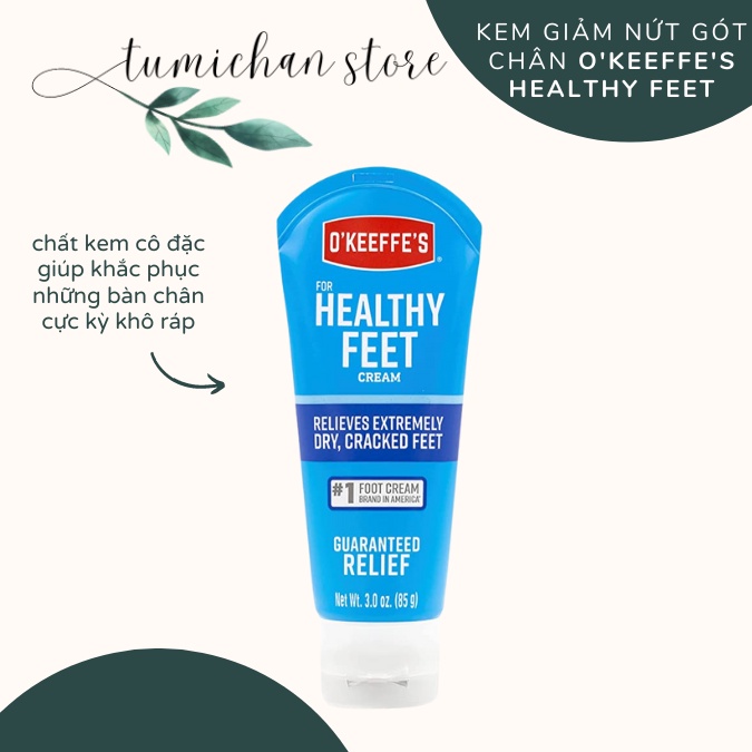 Kem giảm nứt gót chân O'Keeffe's Healthy Feet Foot Cream 85g - số 1 tại Mỹ