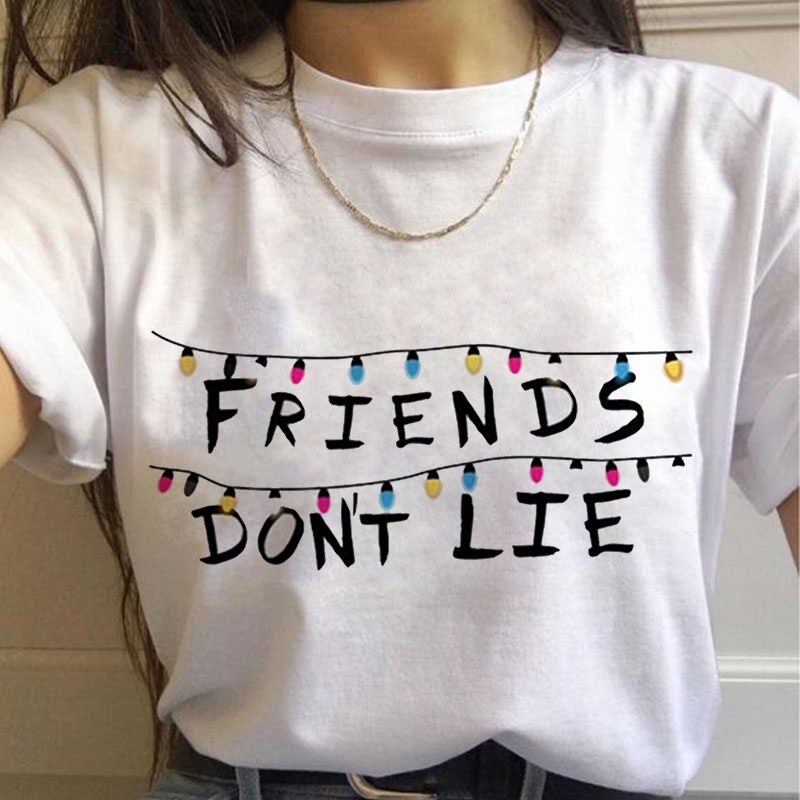 Áo Thun Unisex Phim Stranger Things Netflix Dễ Thương Nam Nữ