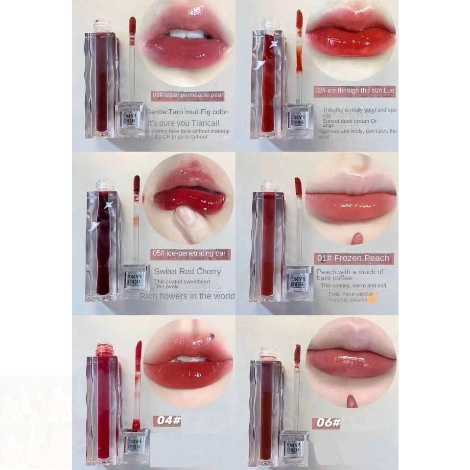 Son Bóng Trong Suốt Và Lâu Trôi Không Dính Cốc