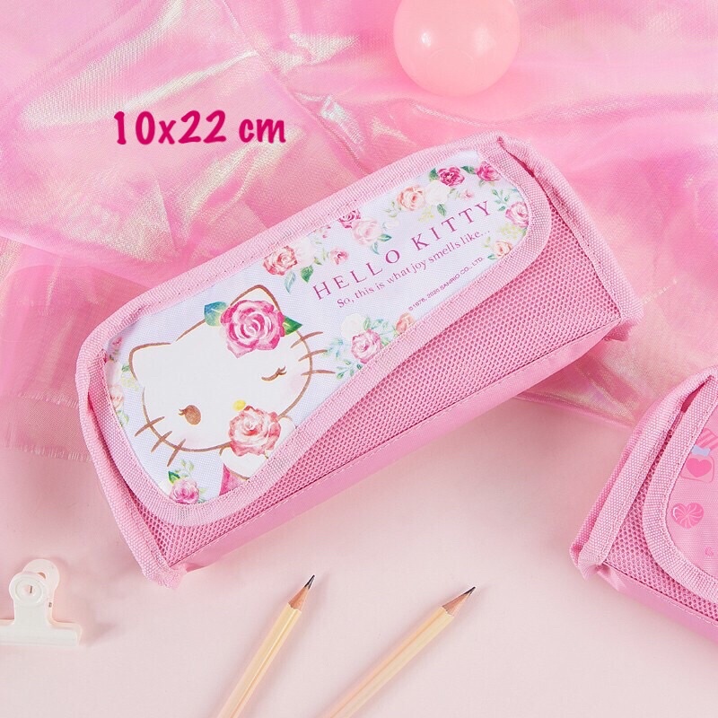 Túi bóp đựng bút viết đồ dùng học tập Hello Kitty cho bé