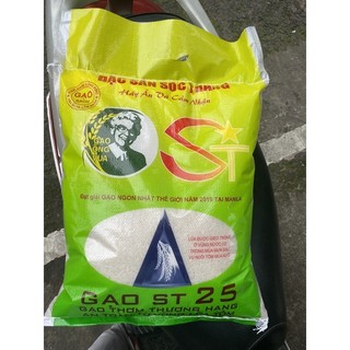 CHÀO XUÂN 2024 GẠO ST25 DẺO THƠM (đóng gói bao bì 5kg)