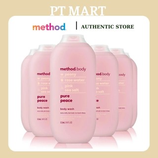 Sữa tắm method body pure peace peony hồng