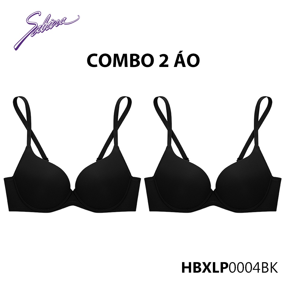 Combo 2 Áo Lót Mút Mỏng Vừa Màu Trơn Habpy Lady By Sabina HBXLP0004