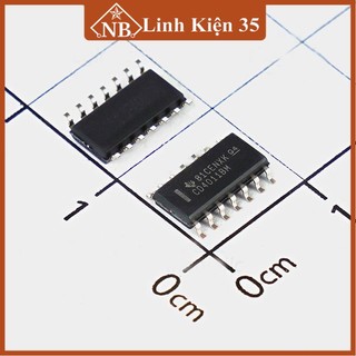 IC đếm CD4011 chân cắm, chân dán 14P