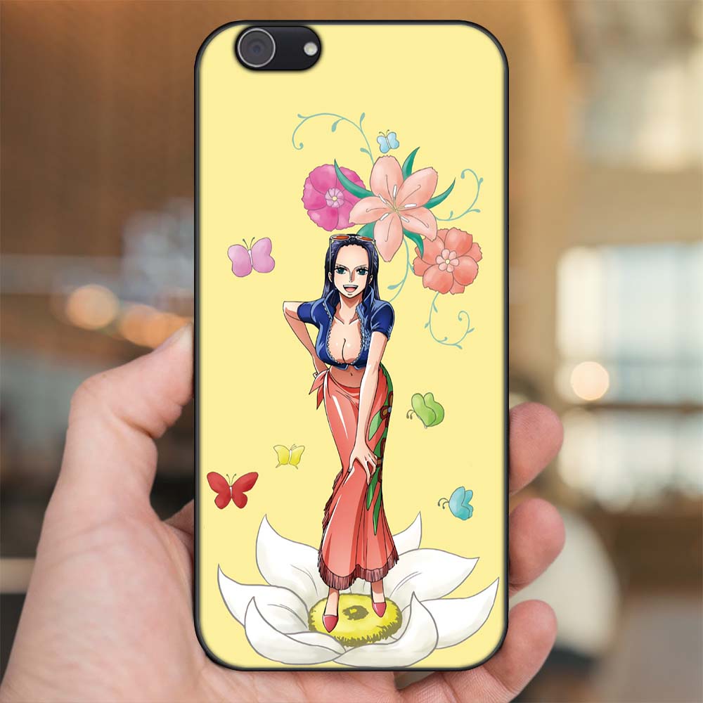 Ốp lưng Vivo Y53, Y69, Y71, Y81, Y83 viền đen in hình Nico Robin One Piece Đảo Hải Tặc