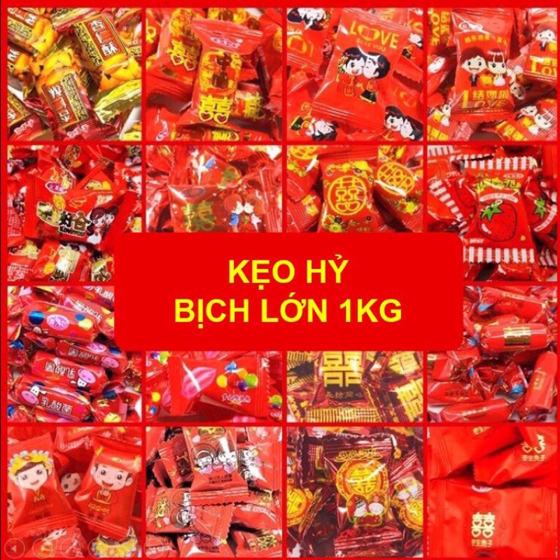 Kẹo Hỷ truyền thống của Trung Quốc (Đám cưới người Hoa)-1kg