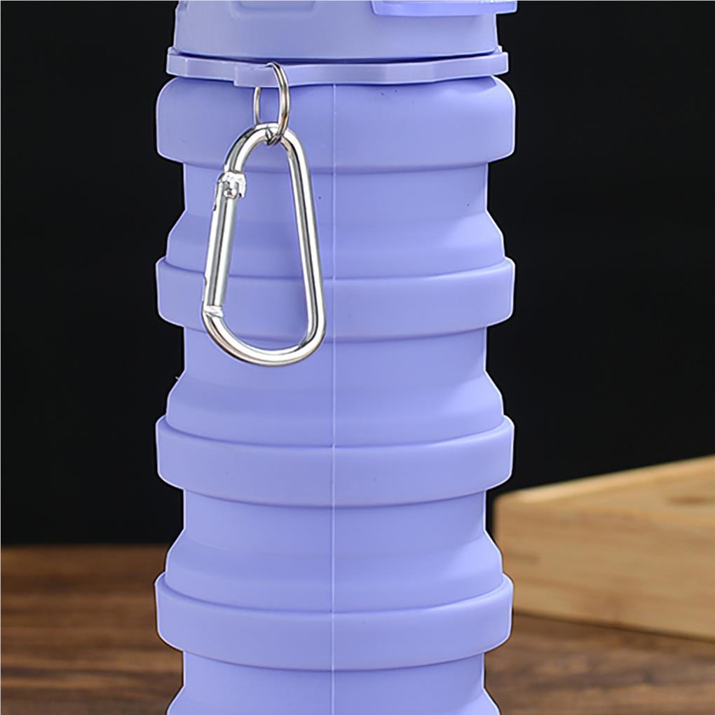 Bình Nước Silicone Dẻo Có Thể Gấp Gọn Tiện Dụng Mang Theo Du Lịch