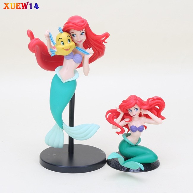 Mô Hình Nàng Tiên Cá Ariel Trang Trí Bánh Kem 10 / 20cm
