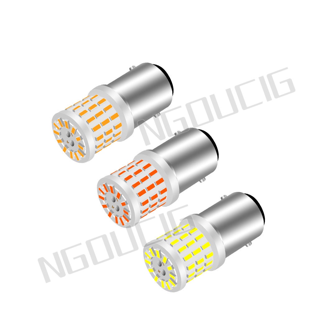 Bóng Đèn Led Tín Hiệu 57SMD 1156 1157 BAU15S BA15S P21W BAY15D P21 5W DC12V Chuyên Dụng Cho Xe Mô Tô