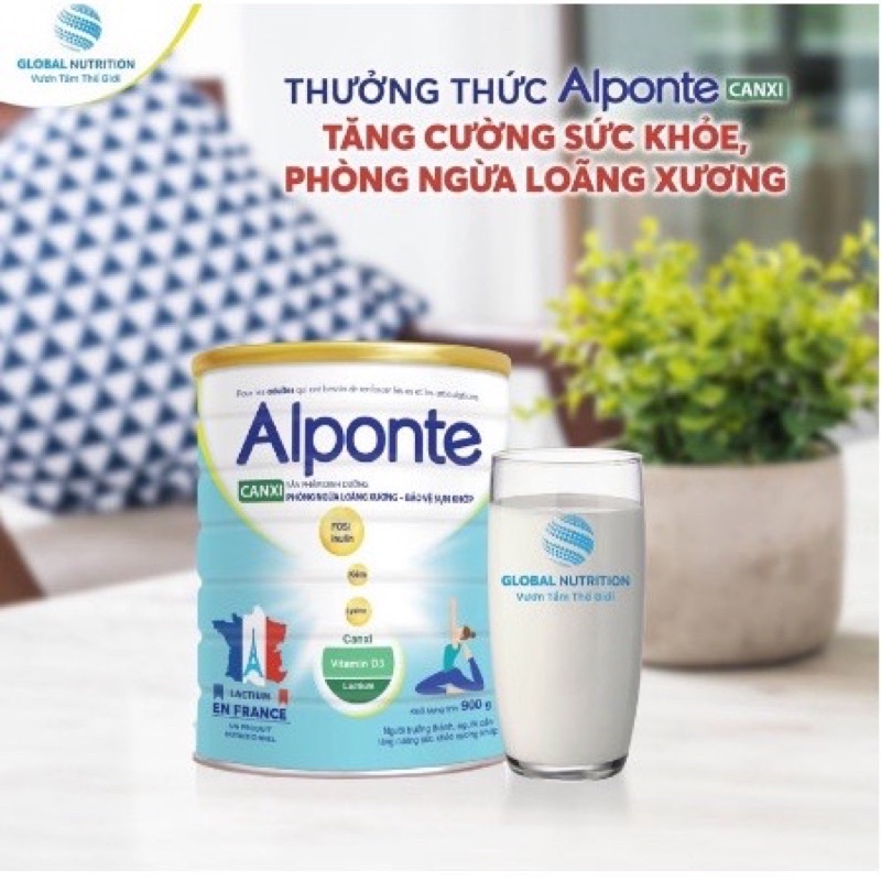 Sữa bột Alponte Canxi 900g
