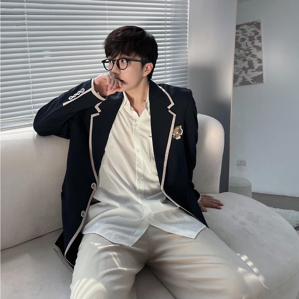Áo khoác Amand Tiger Blazer - Navy