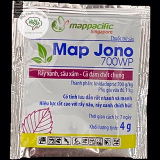 Trừ sâu map jono 700wp 4gr trừ rầy xanh và sâu xám