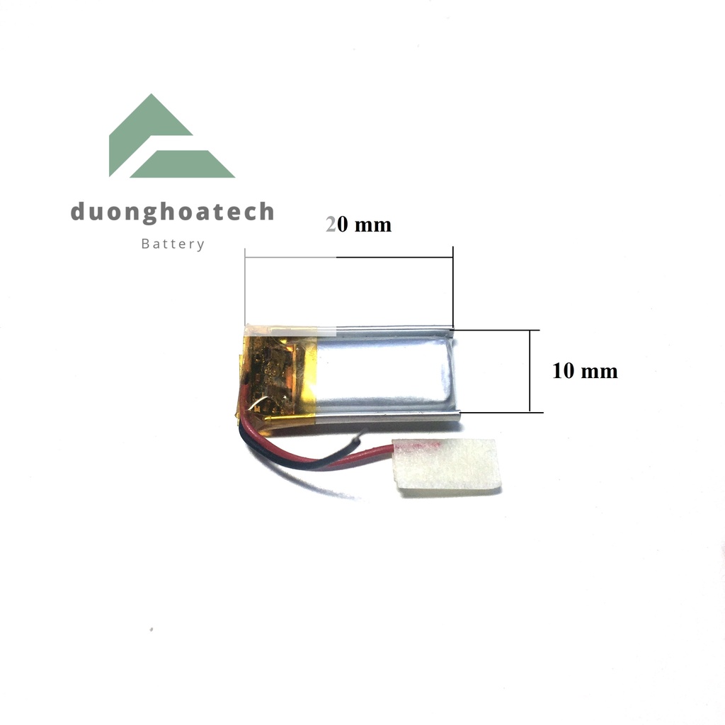Pin Lithium Polymer 3.7V 401019 50mAh Siêu Nhỏ Siêu Nhẹ Dùng cho Tai nghe