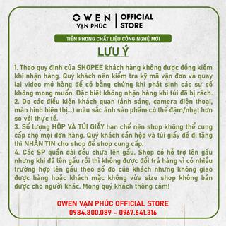 Áo Sơ Mi Nam OWEN AS220139D Chất Liệu Bamboo An Toàn Cho Làn Da Kiểu Dáng Slim Fit Tông Xanh Chủ Đạo Nam Tính Nổi Bật