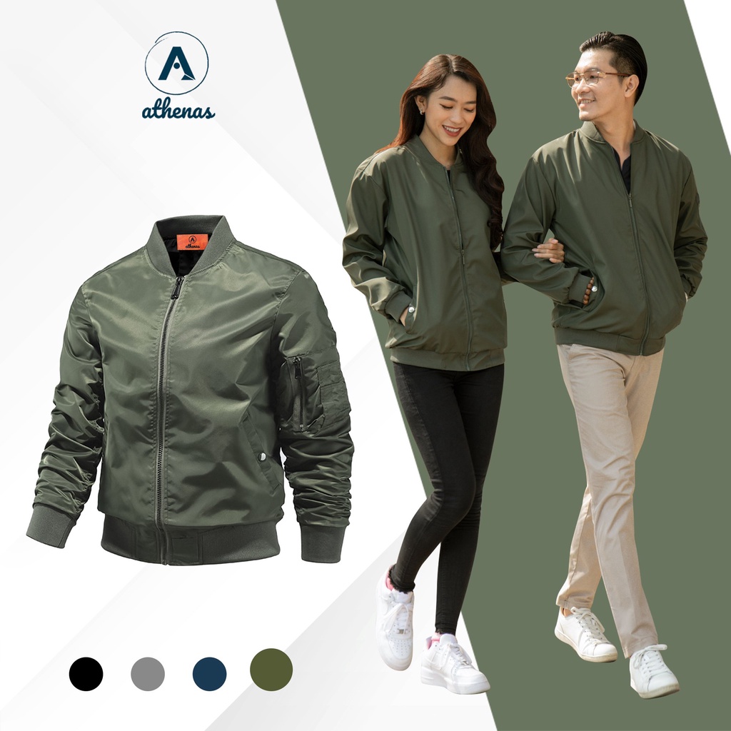 Áo Khoác Bomber Dù V6 Cao Cấp | BigBuy360 - bigbuy360.vn