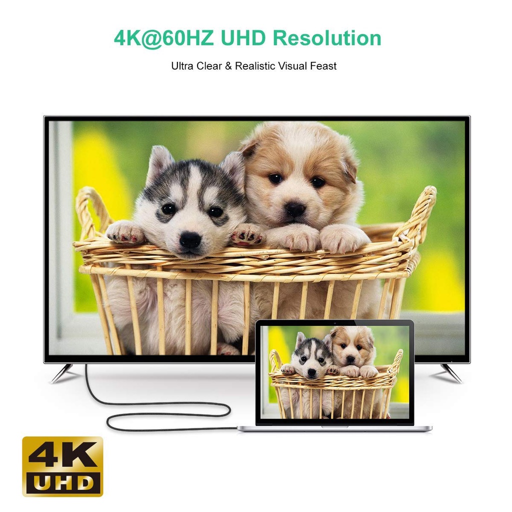 Cáp Bện XCH-1803 USB C Sang HDMI CHOETECH 4K@60Hz