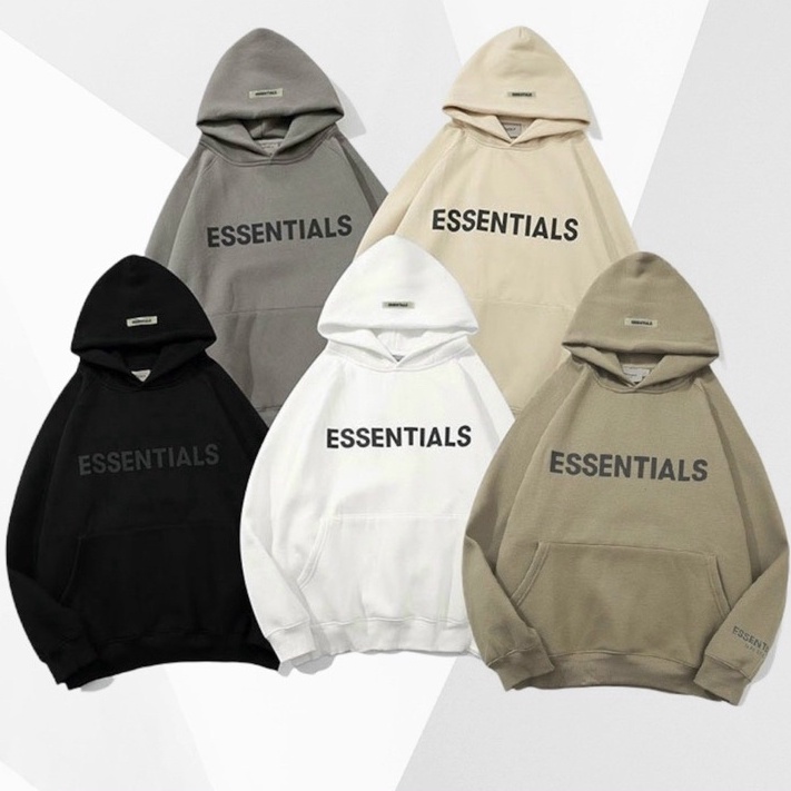 🔥Hot🔥 Áo nỉ hoodie Essentials In cao su nổi full mẫu màu hot, áo nỉ bông unisex nam nữ