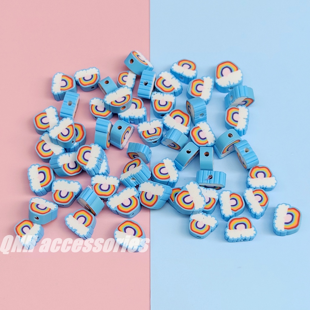 Túi 10/ 50 hạt đất sét nhiều mẫu dùng làm trang sức thủ công DIY