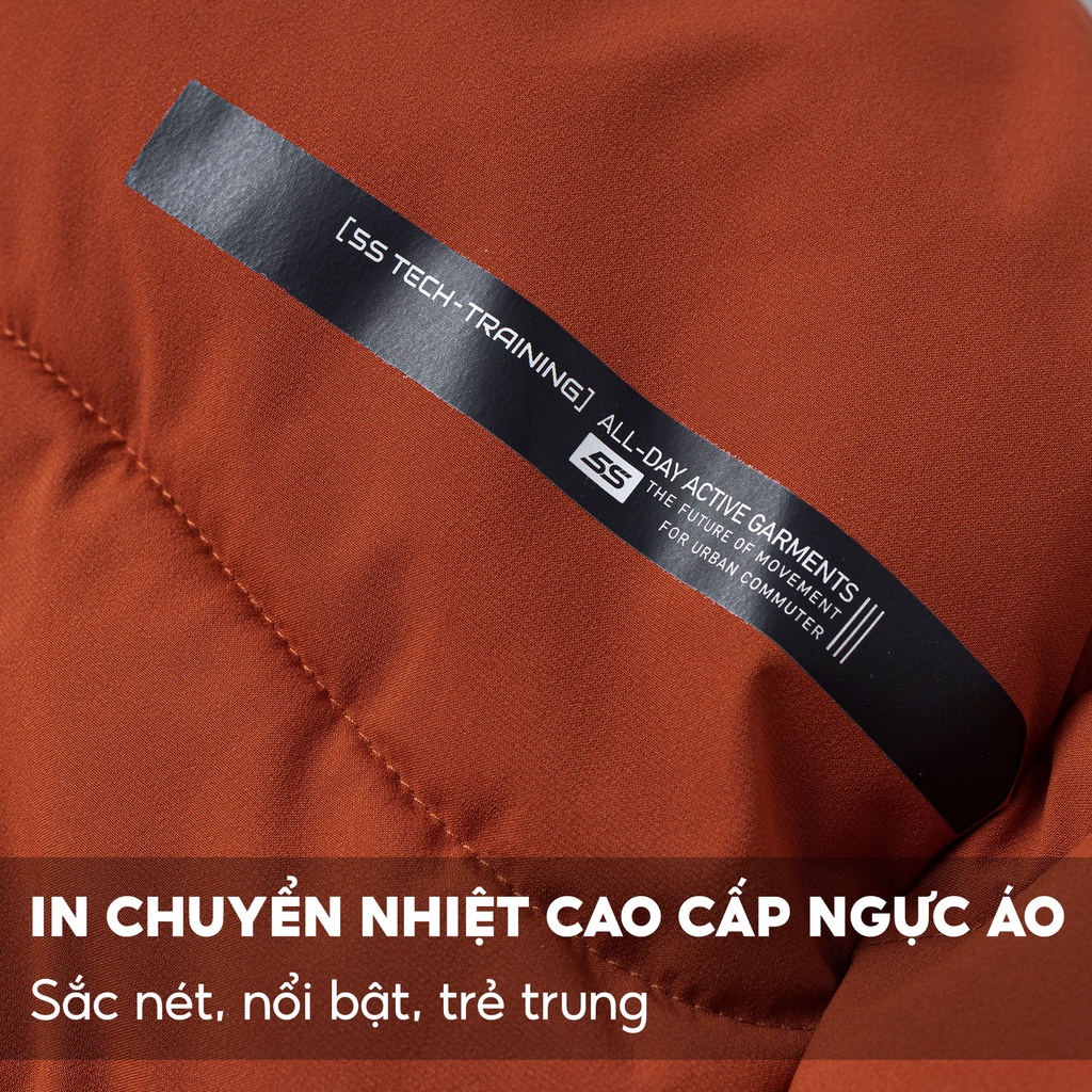 Áo Khoác Phao Nam 5S Có Mũ, Chần Bông Kháng Khuẩn Cao Cấp, Siêu Ấm