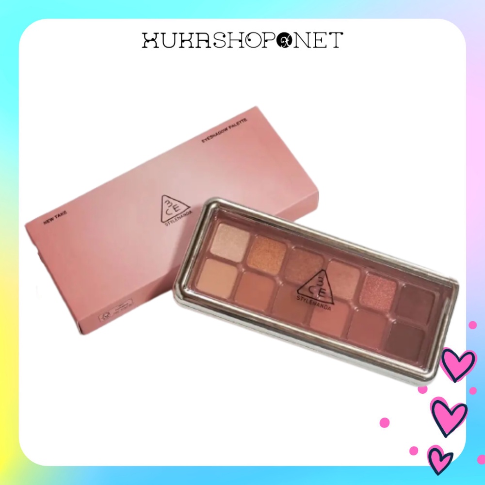 Bảng phấn mắt 12 Ô 3ce New Take Eyeshadow Palette ( Motion Frame )