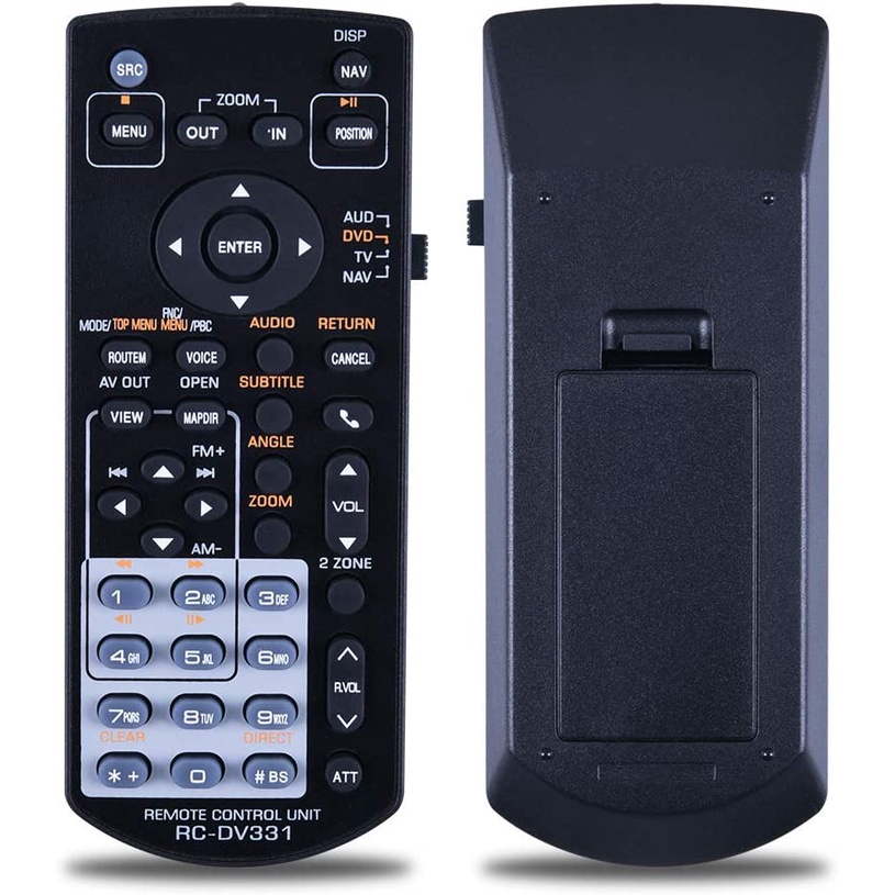 Điều khiển từ xa RC-DV331 mới cho hệ thống định vị Kenwood Màn hình đa phương tiện DNX6460BT DNX6020