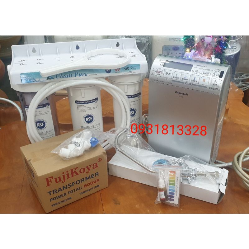 Combo đầy đủ phụ kiện máy lọc nước ion kiềm Panasonic TK 8051