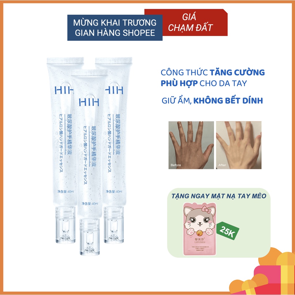 Kem dưỡng tay trắng da dưỡng ẩm mềm mịn giảm nếp nhăn HIH nội địa Trung 40ml