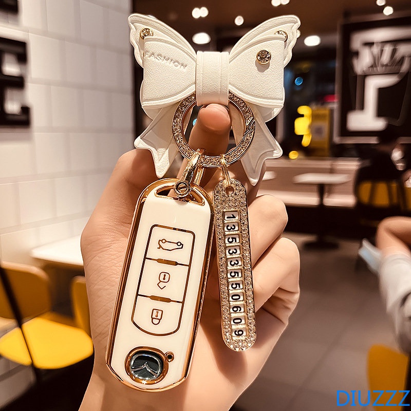 Vỏ Bảo Vệ Chìa Khóa Xe Hơi Mazda 3 6 8 CX-3 CX-4 CX-5 CX-7 CX-8 CX-9 MX-5 CX-30 ATENZA Thời Trang