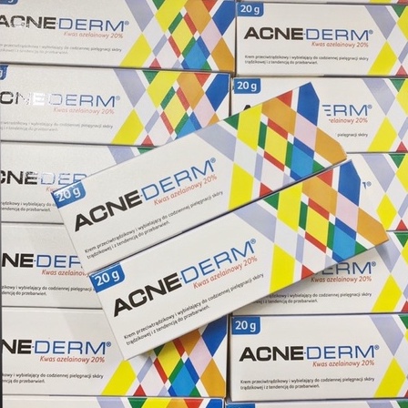 Kem Giảm Mụn Mờ Thâm Làm Trắng Da Acne Derm 20% Axit Azelaic 20g
