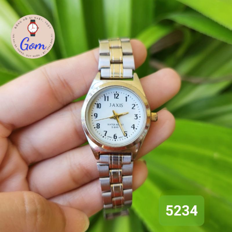 Đồng hồ si Nhật Scrip Jaxis nam nữ