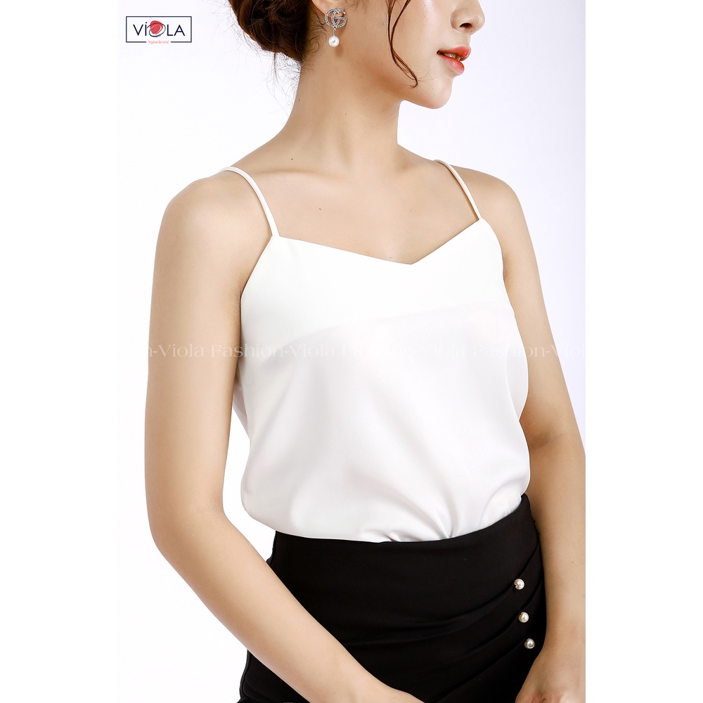 Áo 2 dây lụa nữ Viola , mát mịn, phối với áo vest hay với sơ mi thụng siêu đẹp và năng động