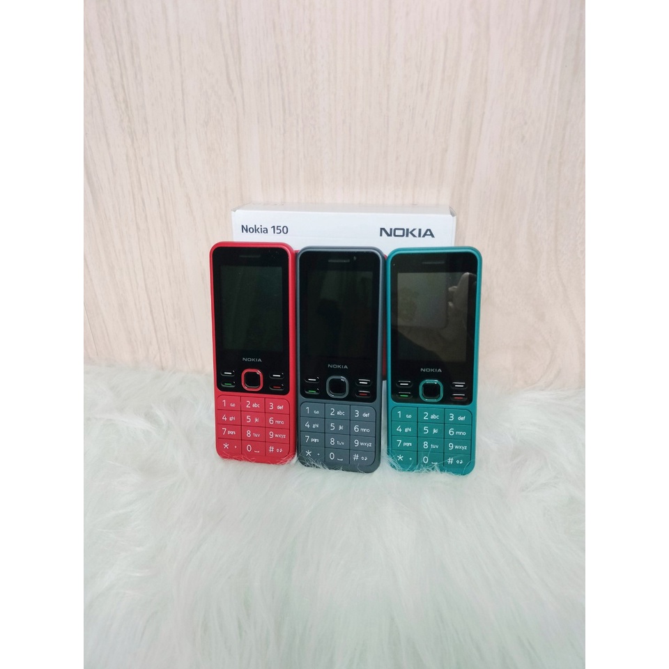 Điện thoại nokia 2 sim phổ thông bàn phím 150 4G mới fullbox 2020 giá rẻ