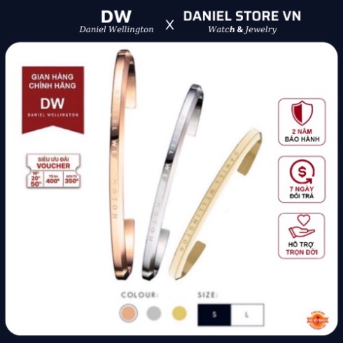 Vòng Tay Daniel Welington Classic Cuff V1 DW Chính Hãng - DanielStoreVn.