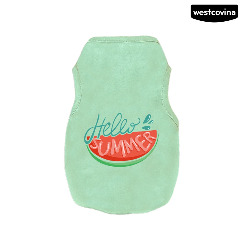 [COD]♘Áo Thun In Hình Thời Trang Đường Phố Thoải Mái Cho Thú Cưng