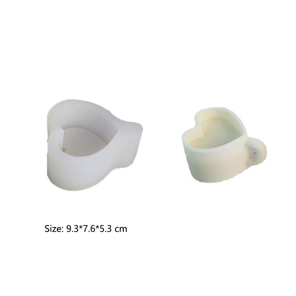 LAKAMIER Khuôn Silicone Làm Nến Đất Sét Hình Trái Tim