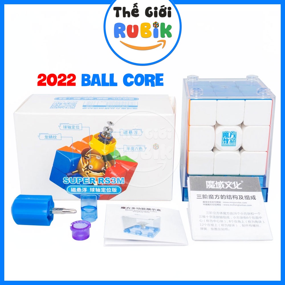 Rubik 3x3 MoYu Super RS3M 2022 Có Sẵn Nam Châm. Rubic 3 Tầng 3x3x3 Đồ Chơi Trí Tuệ | Thế Giới Rubik