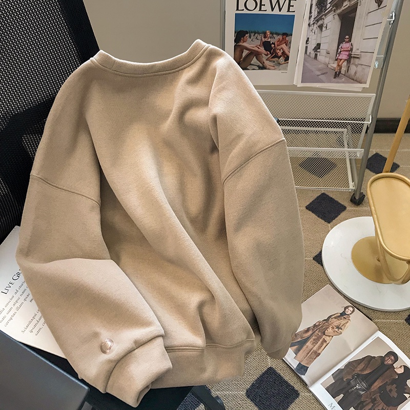 NRVP Áo thun nữ dài tay 100% cotton phong cách Hàn Quốc thời trang 2023