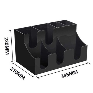 Giá đựng ly cốc nhựa 2 tầng - Kệ đựng cốc đứng 2 tầng