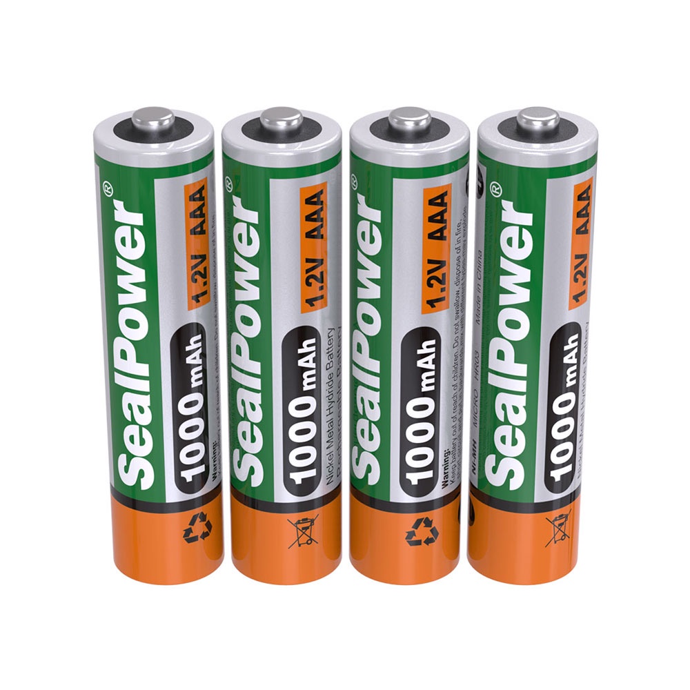Pin sạc SealPower AAA 1000mAh,pin sạc AAA 1.2V,pin chính hãng SealPower,sạc lại đến 1000 lần!