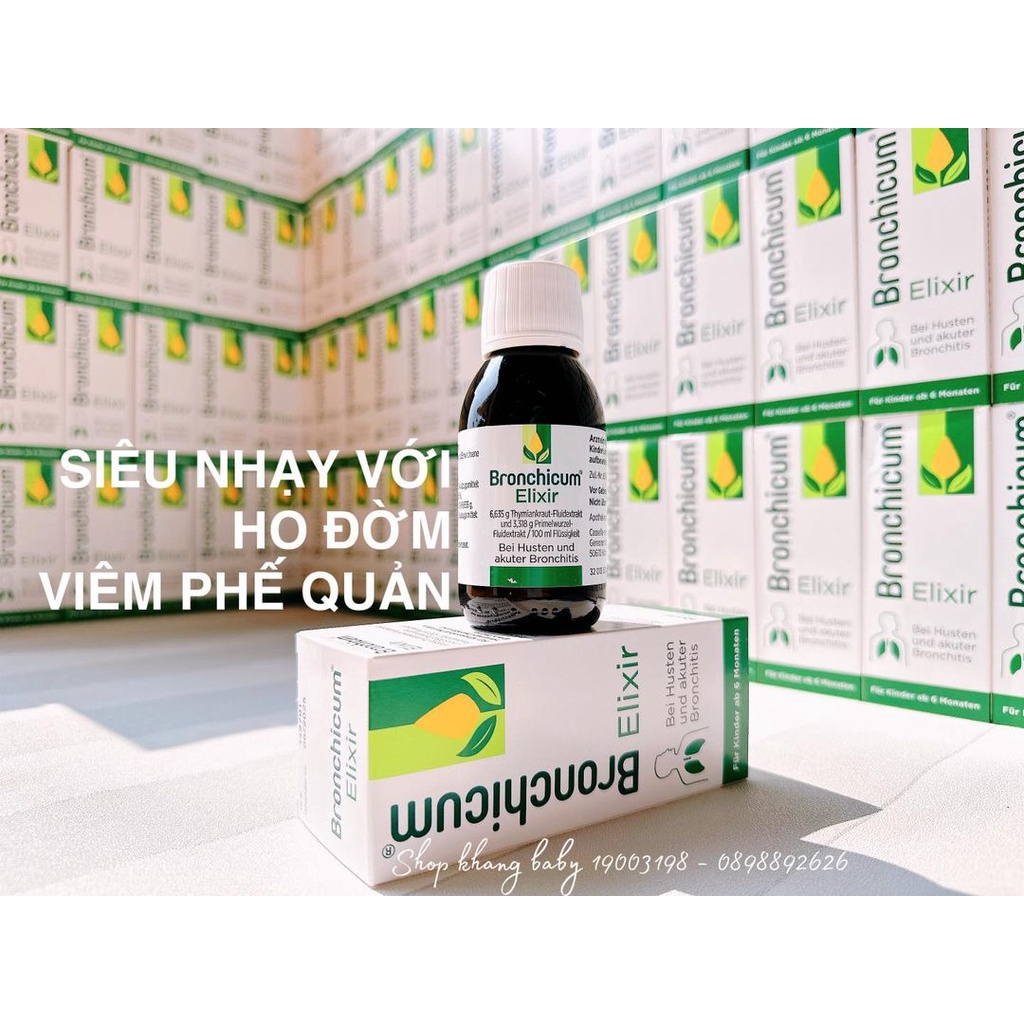 Siro ho Bronchicum Đức - Shop Khang Baby