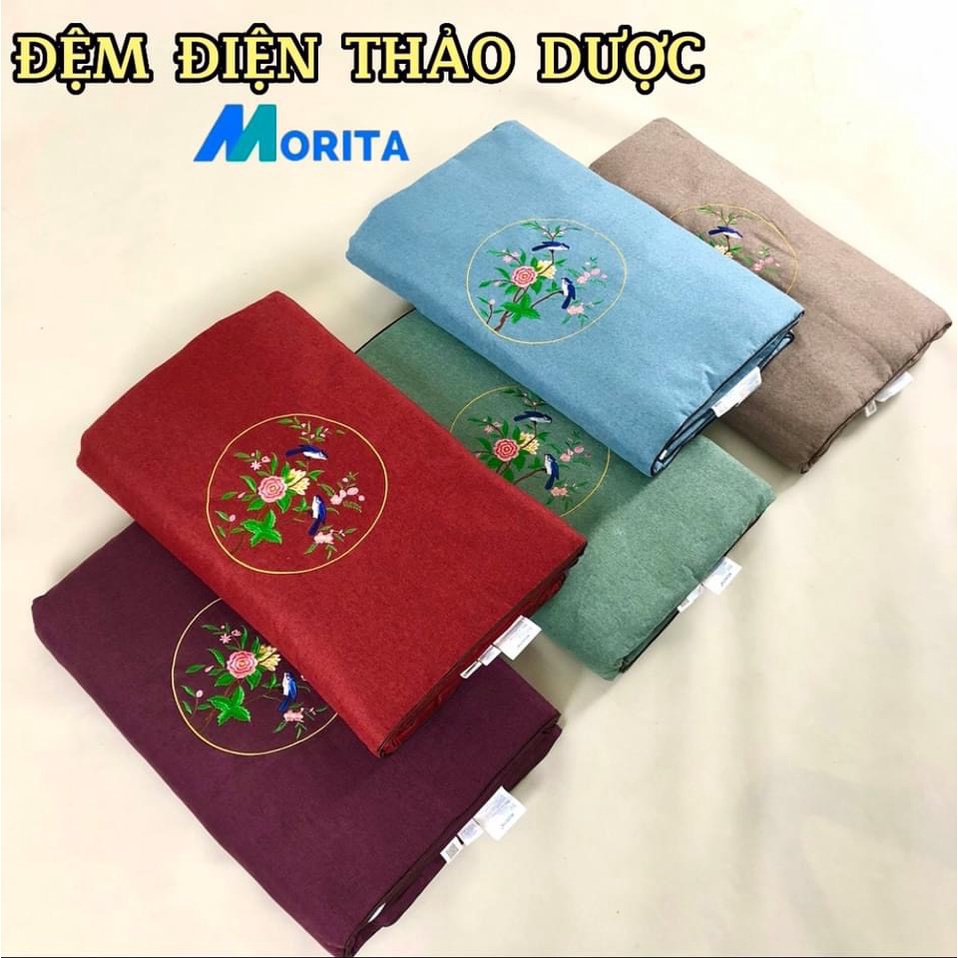 Chăn điện - đệm điện - thảm điện thảo dược Morita 60x150cm đơn 1 người nằm