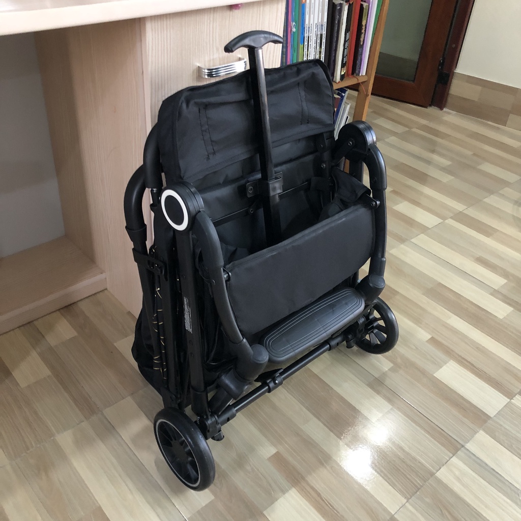 Xe Đẩy Cho Bé Du Lịch Gấp Siêu Gọn, Xe Đẩy Em Bé 3 Tư Thế, nhẹ, Chống Sốc Bánh Trước,Sau Hàng Chính Hãng Becouse