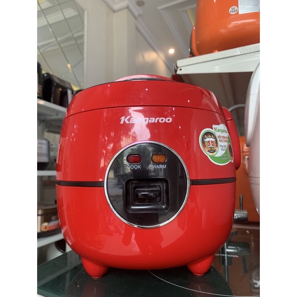 Nồi cơm điện Kangaroo 1.2 lít KG822 đỏ hàng trưng bày test mẫu điện máy 98%