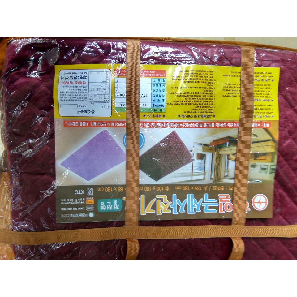 GIÁ CỰC SỐC: CHĂN ĐIỆN CHẤT LIỆU NHUNG ĐỎ CAO CẤP HÀN QUỐC 1m35 x 1m8