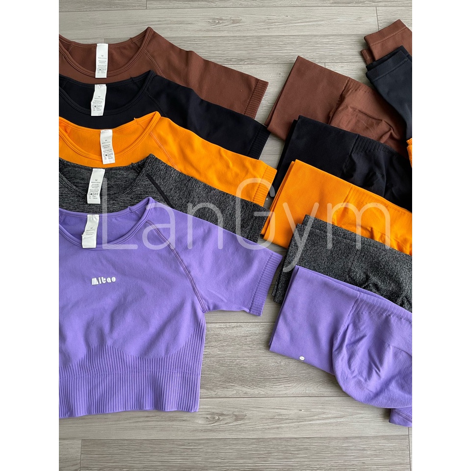 Bộ đòg tập thể thao . Set tập Gym, Yoga, Erobic. Bộ Mitao Mill Crt