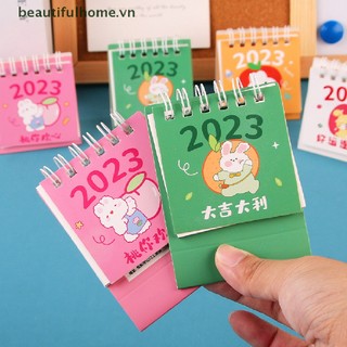 2022-2023 Cute Cartoon animal Desktop Paper mini Calendar dual Daily Scheduler Table Planner Yearly Agenda Organizer